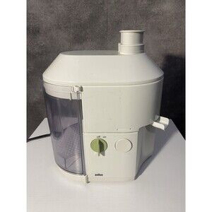 Vintage Braun MP80 Juicer Type 4290 White Multipress Germany COMPLETE w/ Pusher